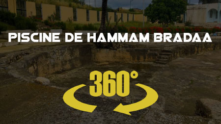 Visite virtuelle à la piscine de Hammam Bradaa