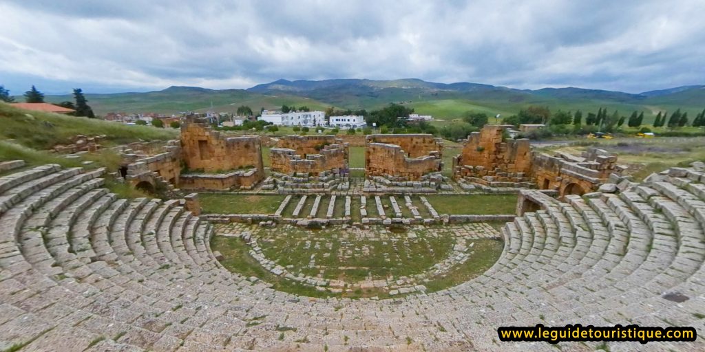 Théâtre de Khemissa vue par la cavea