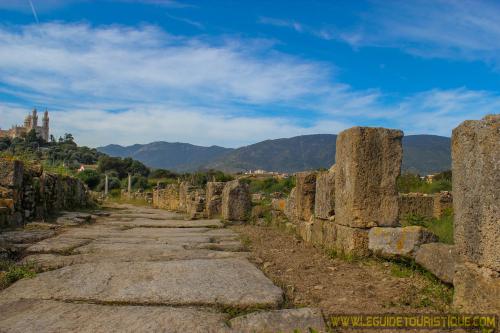 Route vers le Forum d'Hippone