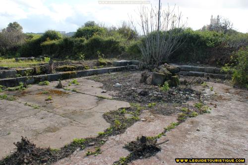 La place des thermes d'Hippone