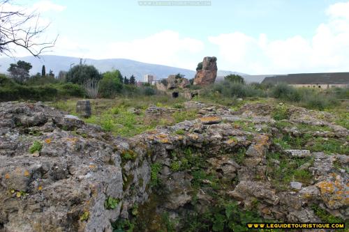 La place et thermes d'Hippone