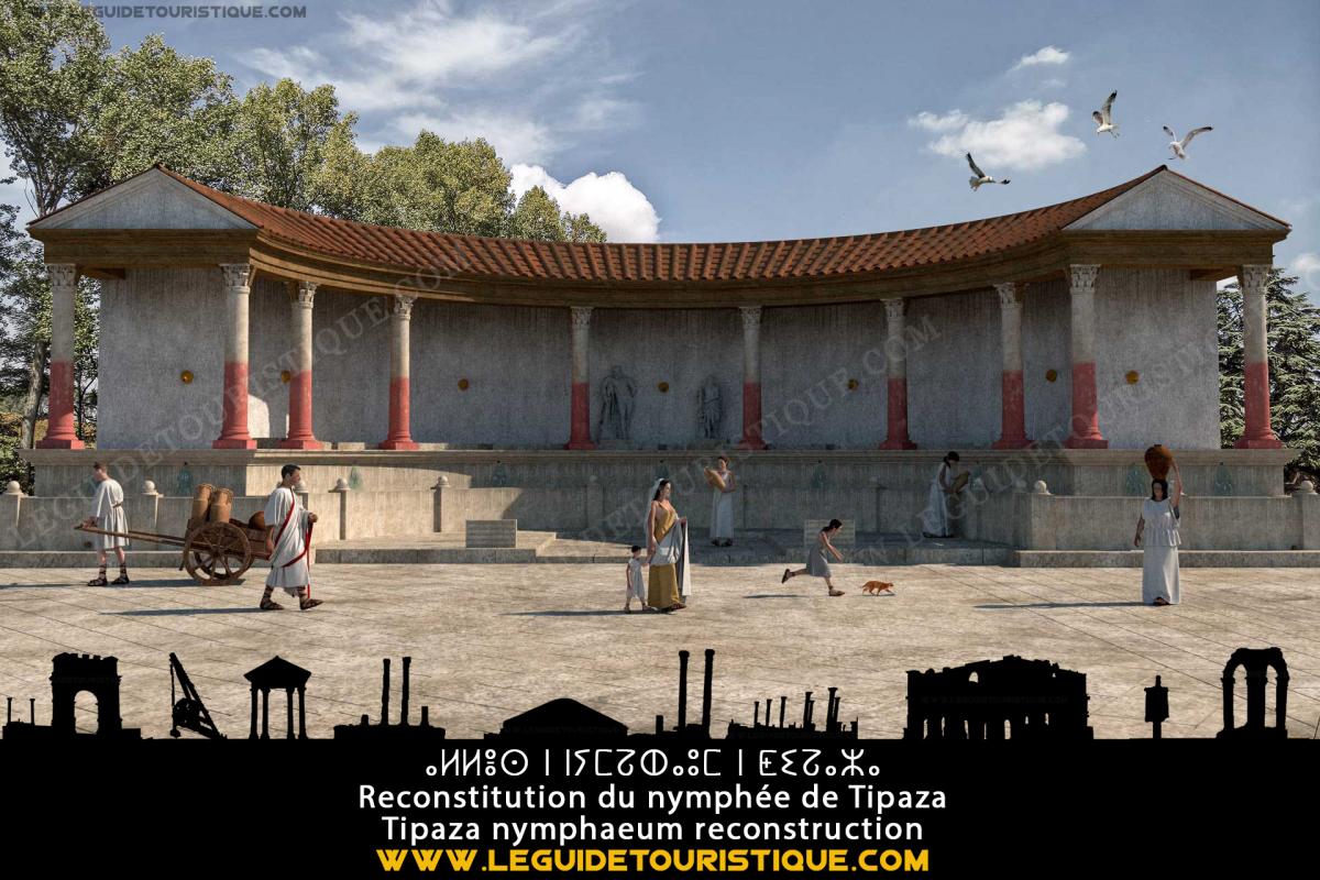 Reconstitution du nymphée de Tipaza (Tipasa)