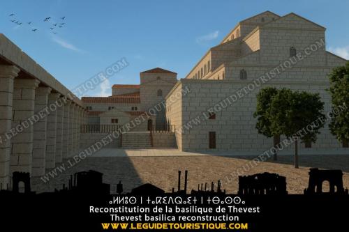 Reconstitution de la basilique de Tébessa