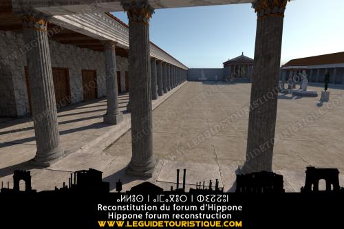 Reconstitution du forum d’Hippone