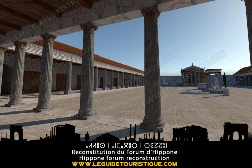 Reconstitution du forum d’Hippone