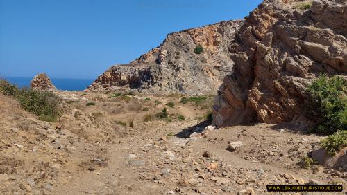 L'entrée à la carrière de Cap de garde